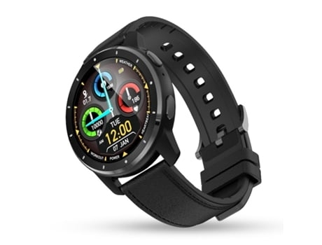 Relojes Inteligentes Monitoreo del Sueño Ritmo Cardíaco Reloj Deportivo Saludable Negro AUJEZON