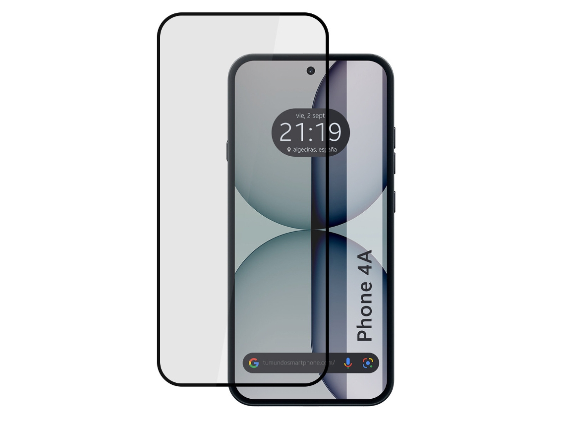 Protector Cristal Templado Completo 5d Full Glue Negro Para Nothing Phone 4a 5g Vidrio