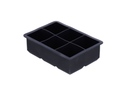 Molde Flexible De Silicona Antiadherente Para Cubitos De Hielo Con 6 Compartimentos Para Cócteles, Whisky Y Bares.