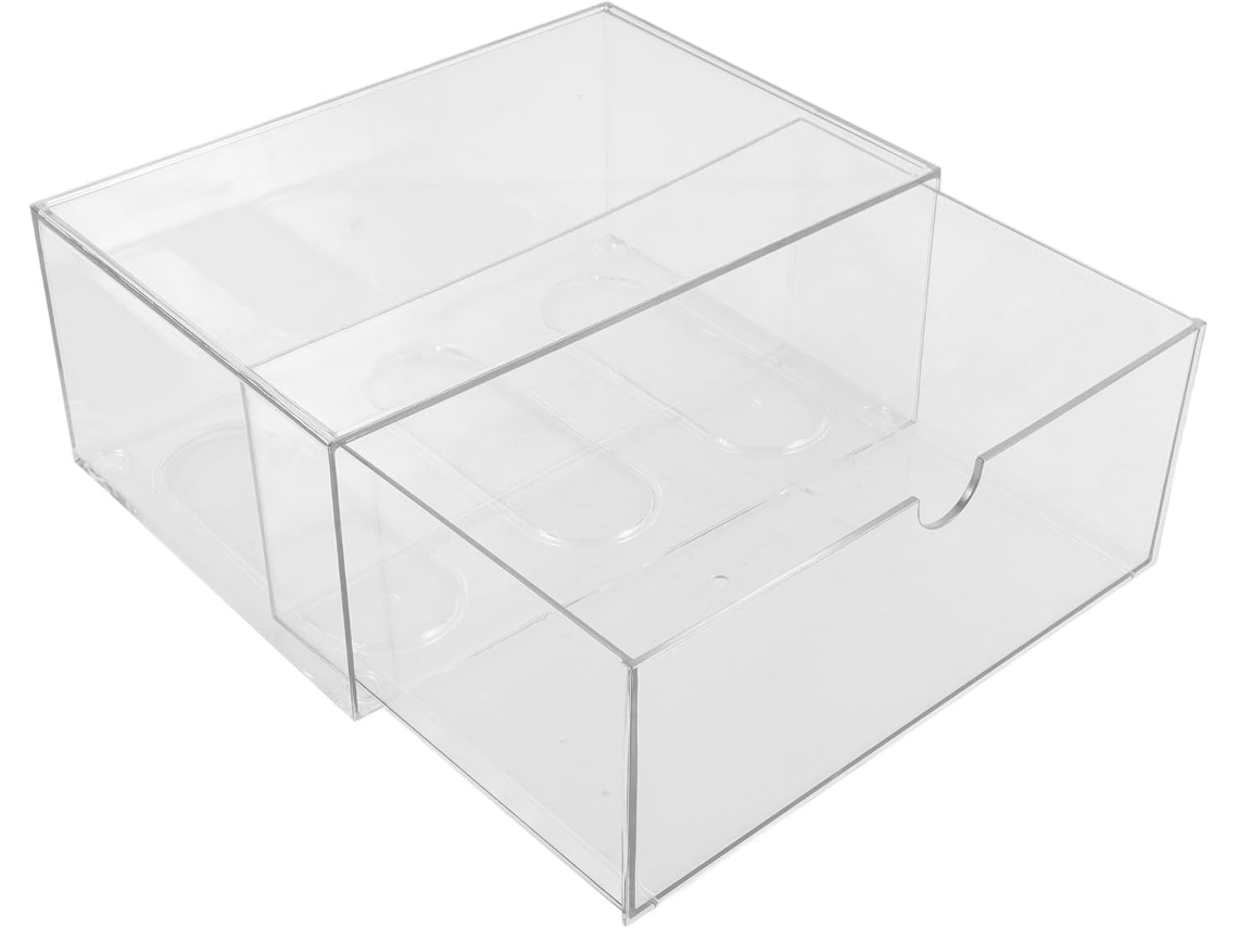 Besportble Organizador De Cajones Transparente De Pet Healeved Y Cajón 23,50 X 16,50 X 10,00 Cm Pulgadas -d...