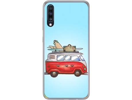 Carcasa Samsung Galaxy A70 TUMUNDOSMARTPHONE Furgoneta Multicolor