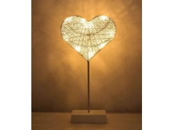 Omni-lámpara De Mesa Led Para Niños, Luces De Noche Decorativa Corazón, Luz Blanca Cálida, Funciona Con Pilas