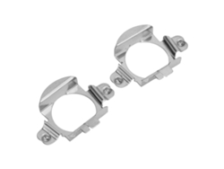 adaptadores de base de sujeción para bombillas LED H7 de acero inoxidable para faros de coche