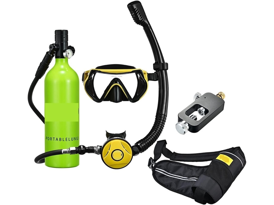 Mini Botella De Buceo, Tubo De Snorkel, Rebreather, Equipo Portátil De Apnea