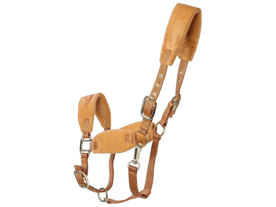 Cabezada Ajustable De Cuerda Trenzada, Talla L, Amarilla