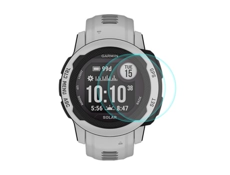 Película protectora de pantalla de vidrio templado 9H ENKAY de 2 piezas para Garmin Instinct 2