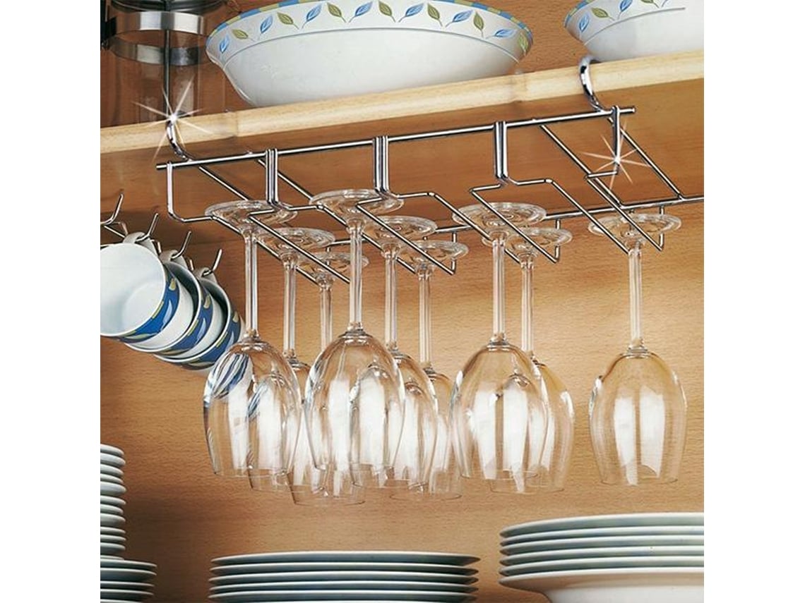 Excellent Houseware Soporte para 12 copas de vino metal