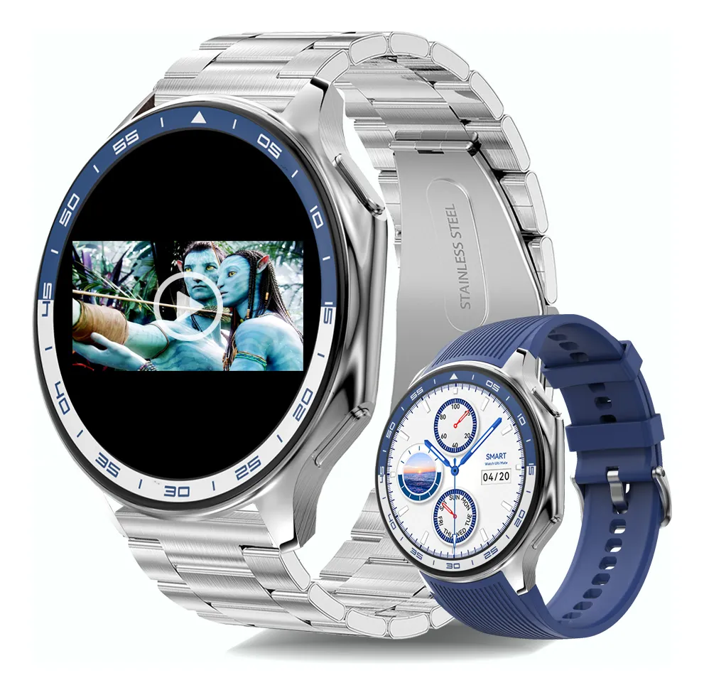 Reloj inteligente Paravayotoy para hombre con pantalla AMOLED de 4 GB