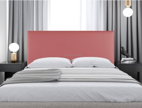 Cabecero DECORQUALITY Londres (Rojo - Polipiel - 105 x 70 cm)