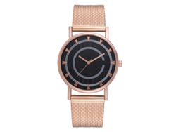 Reloj De Pulsera Fanteeda Classic Fashion De Cuarzo En Oro Rosa Para Hombre Y Mujer.