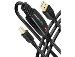 AXAGON Adr-220B Cable Alargador Usb 2.0 AM BM Active 2