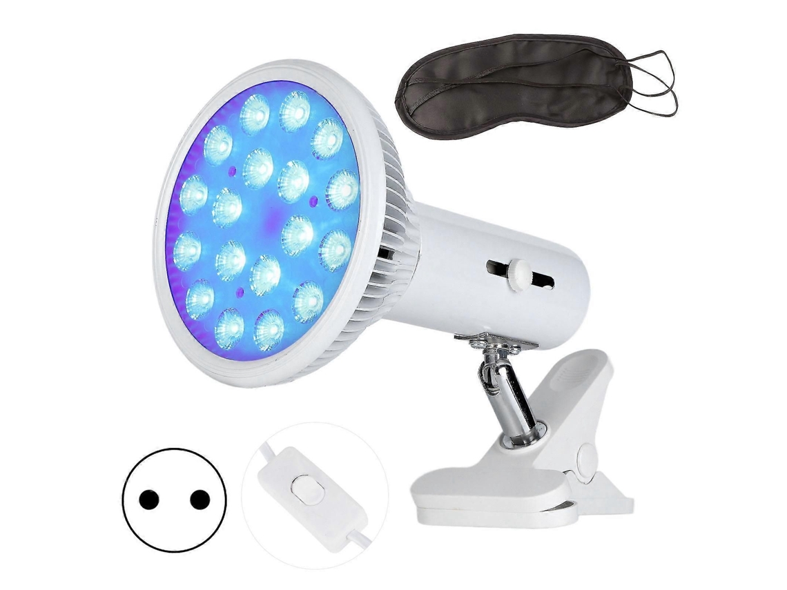 Lámpara portátil de terapia de luz azul para eliminar el acné, tratamiento de la ictericia infantil, dispositivo de terapia LED, enchufe 110/240 V GOKOCO