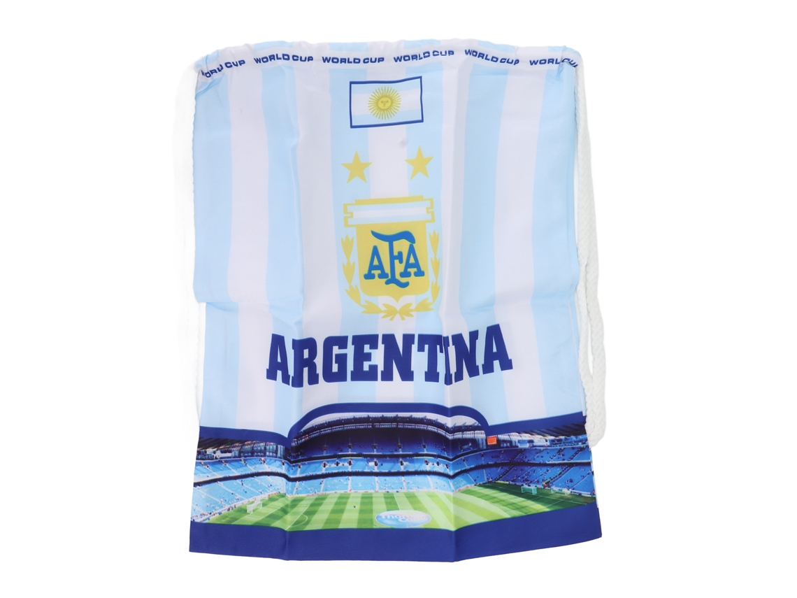Bolsa De Fútbol Impermeable Y Plegable Con Cordón Y Bolsillo De Almacenamiento - Memorial De La Copa Mundial De Argentina