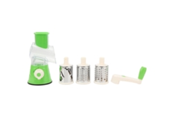 Rallador De Queso Manual Rotativo Multifuncional Con Cuchillas Para Cortar Y Rallar, Abs, 568 G