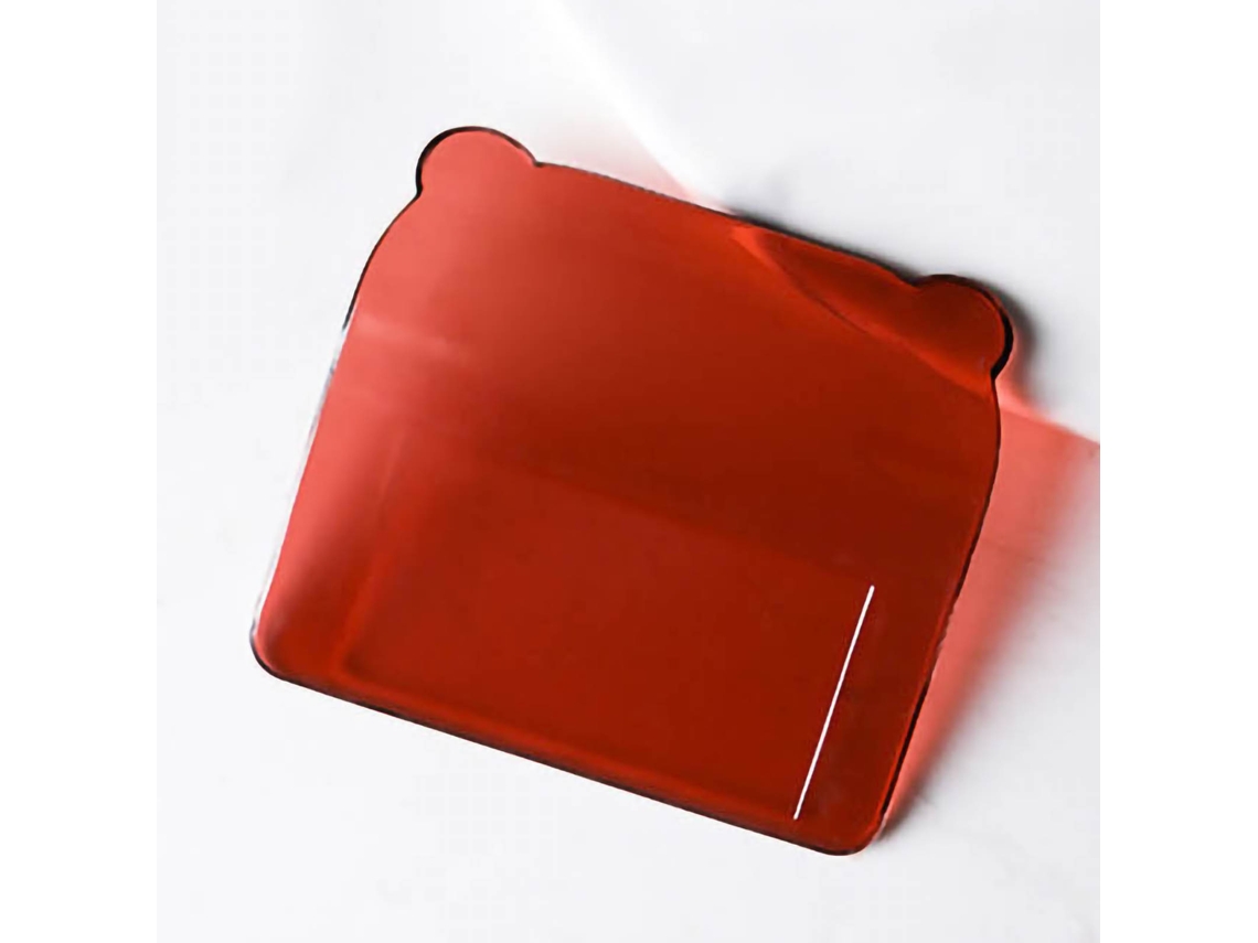 Manija de tapa de inodoro animada, evita tocarla, color rojo