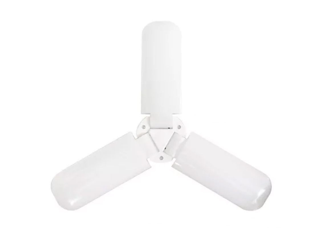 Bombilla Led Ajustable De 3 Hojas 45w E27 Luz Blanca Para Hogar Y Hotel