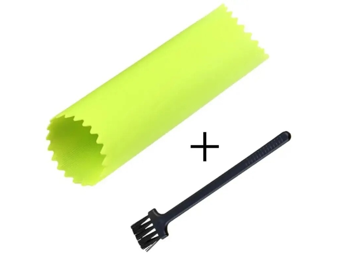 (verde) Pelador De Ajos De Silicona Redondo, Cilíndrico, No Tóxico, Práctico Utensilio De Cocina.
