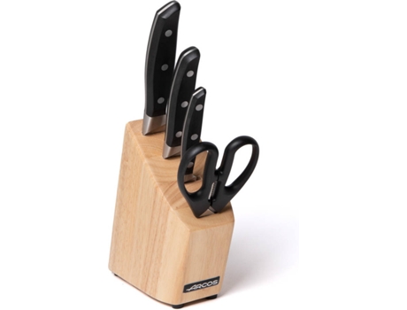 Juego 4 Cuchillos de Cocina + Tijera ARCOS Manhattan