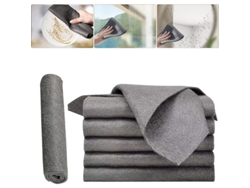 Toalla Mágica De Limpieza De Microfibra Gruesa, 5 Piezas De 30x30 Cm, Reutilizable Para Vidrio Y Superficies.