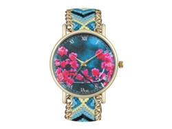 Elegante Reloj De Pulsera Unisex De Cuarzo Con Moderna Correa De Lana (09)