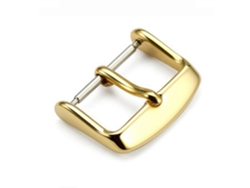 Hebilla De Reloj De Acero Inoxidable Dorado De 12 Mm - Accesorio Para Reloj