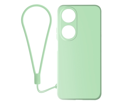Funda AVIZAR para Honor X7b , Honor 90 Smart Silicona Semirrígida Tacto Suave Verde Pálido