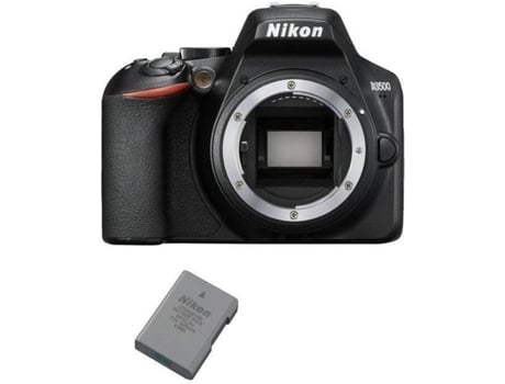 Kit Cámara Réflex NIKON D3500 Corpo Negro + Bateria EN-EL14A
