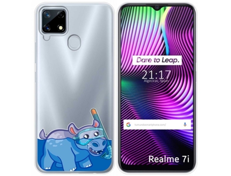 Carcasa Realme 7i / Narzo 30A TUMUNDOSMARTPHONE Dibujos Transparente Multicolor