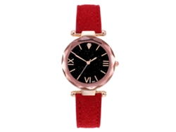 Reloj De Pulsera Para Mujer Con Números Romanos, Correa De Piel Sintética, Estilo Casual Y Moderno.