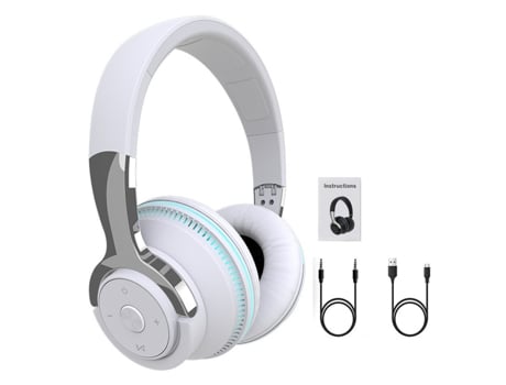 Auriculares Auriculares Usb Wireo Inalámbrico Wireo Sound Inalámbrico con Auriculares con Coloridos Auriculares Pc de Luz Ligera