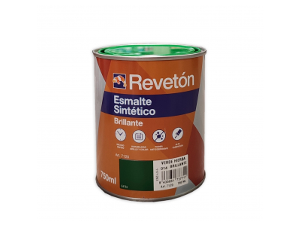 Esmalte Brillante REVETON 750 ml Verde Hierba 015