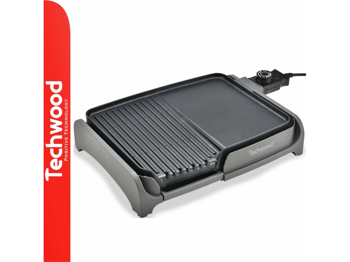 Parrilla Eléctrica y Teppan Yaki 1600w Techwood
