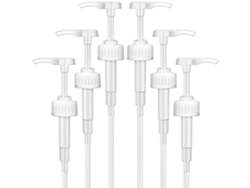 6 Bombillas De Jarabe De Café Blanco Para Botellas, Jarabes De Café, Piragüeros Y Saborizantes (8 Ml)