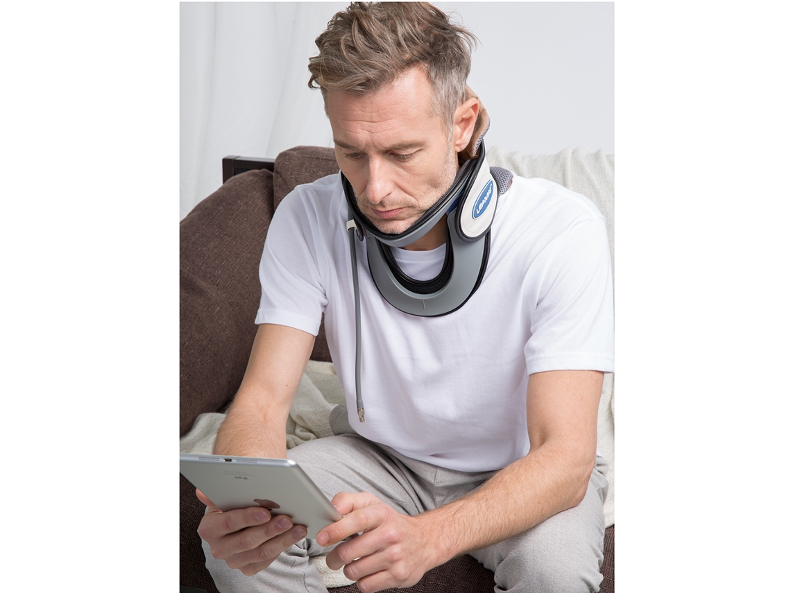 Dispositivo De Tracción Cervical Inflable Leamai Para El Alivio Del Dolor De Cuello Y Espalda Alta