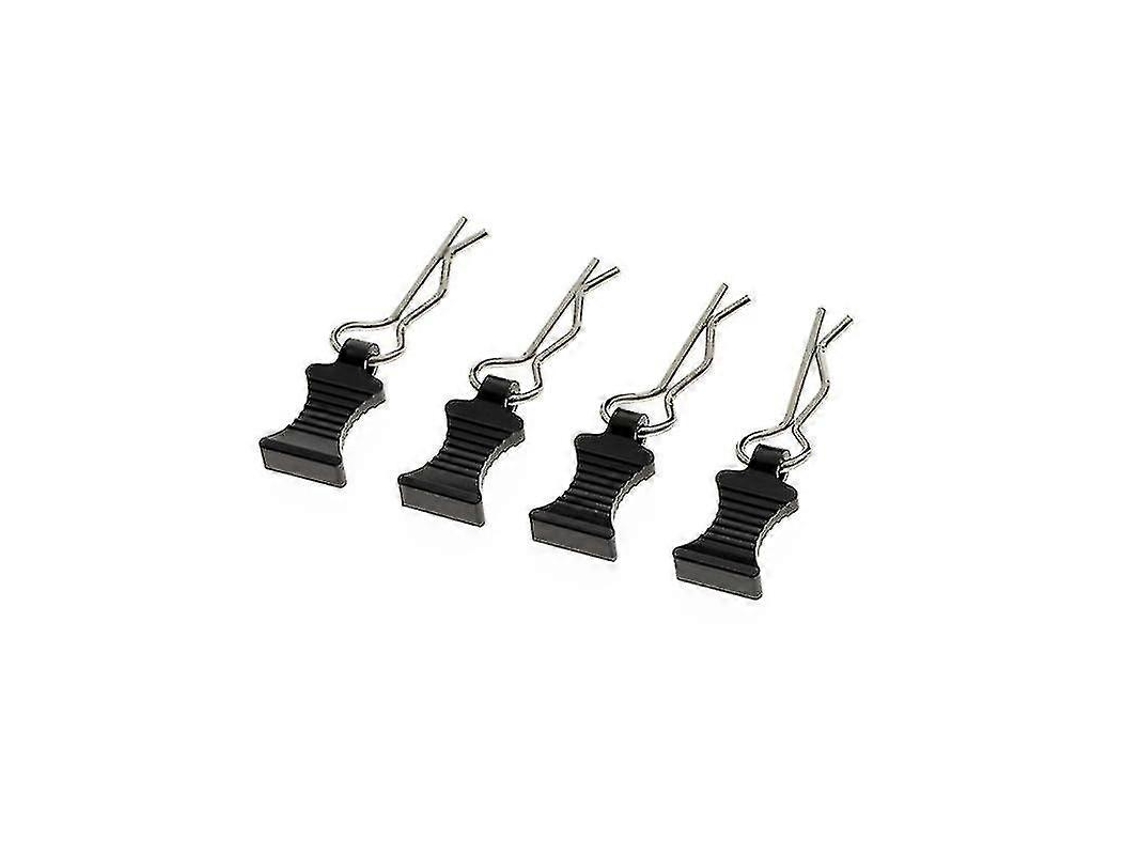 Omni-4 Clips De Carena R Com Suporte De Alumínio Para Carros Rc Scx10 Trx4 1/8 1/10 1/12, Preto, Metal Resistente