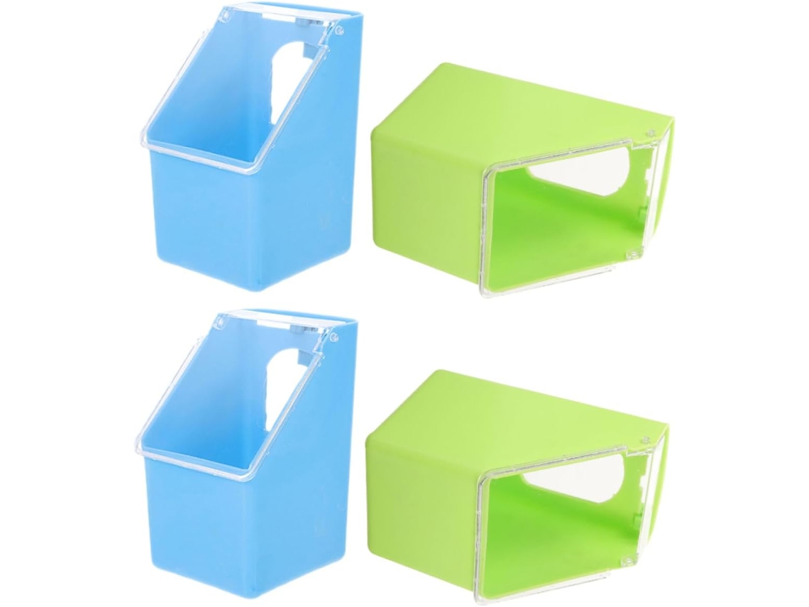 Comedero Colgante Para Palomas Inoomp De 4 Piezas. Material: Fácil De Limpiar, Al Desgaste Y A Las Salpicaduras.
