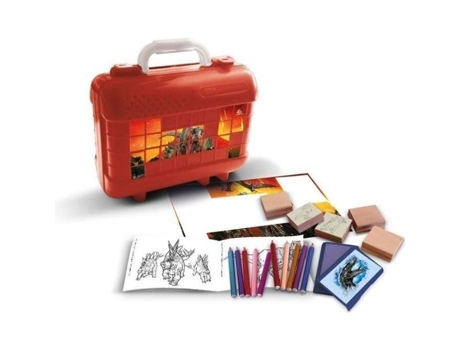 Estuche para sellos y dibujos de Jurassic World