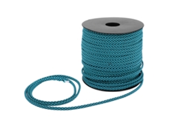 Corda De Campismo Paracord De 7 Núcleos 50m 4mm Espessa Para Acampamento E Costura De Pulseiras Azul Preto