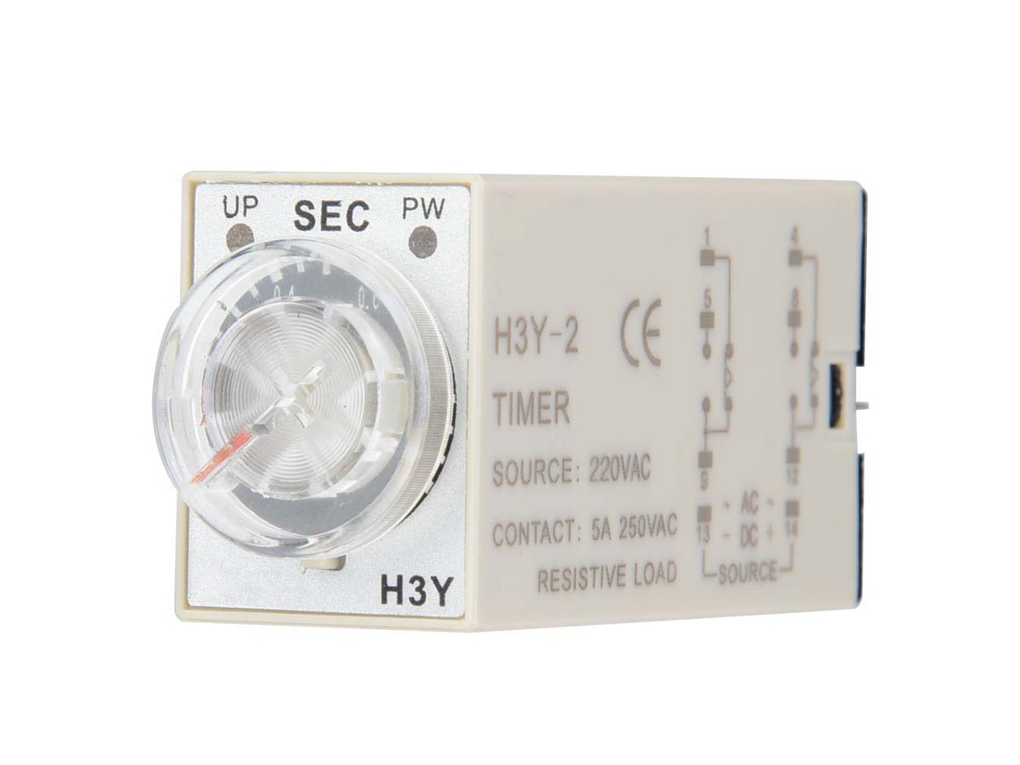 Relé De Retardo De Tiempo H3y-2 Con Control De Puntero, 8 Pines, 5 A, Ac220v, 60 S