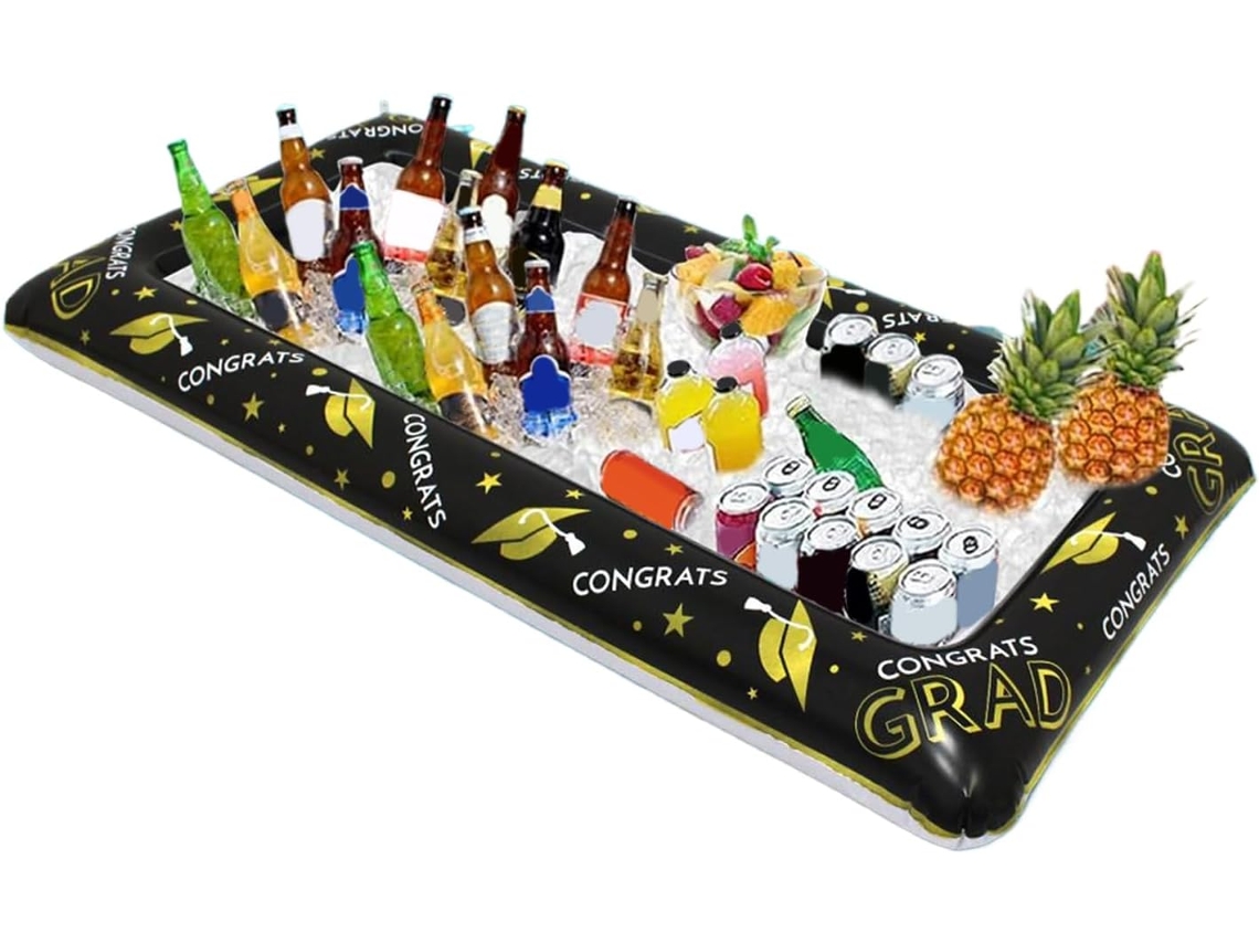 Barra inflable, hielera inflable | Barras inflables para servir, soporte de refrigeración plegable y puerto Gokoco