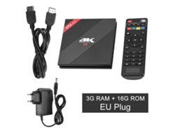 Smart TV Box (Wi-Fi dual 2.4g 5.8g, reproductor 4k 60fps)