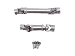 Ymsl Eje De Transmisión De Acero Inoxidable Para Coche Rc 1/18, Acabado Liso Preciso, Repuesto De Eje De Transmisión Rc Plateado Hxl