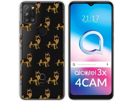 Carcasa Alcatel 3X 4CAM TUMUNDOSMARTPHONE Dibujos Transparente Perros 09 Multicolor
