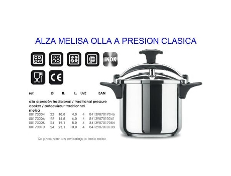 Alza melisa olla expres tradicional clasica 8 litros 0017008