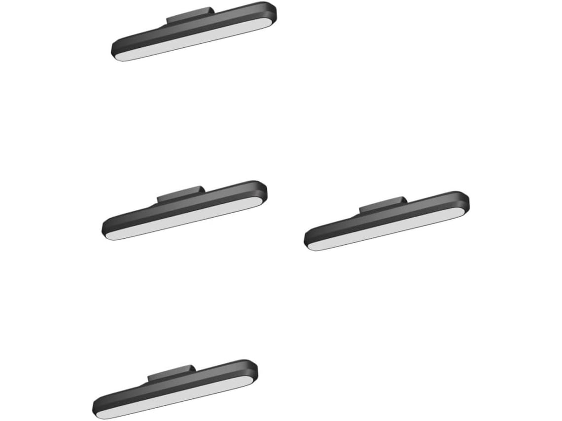 Lámpara Led De 4 Piezas Para Muebles Con Control Remoto, Luz De Acento Magnética Para Dormitorio Y Oficina.