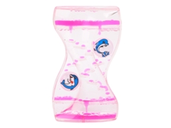 Temporizador De Burbujas Líquido Multifuncional De Acrílico, Elegante Juguete De Mesa Relajante Con Diseño De Delfín.