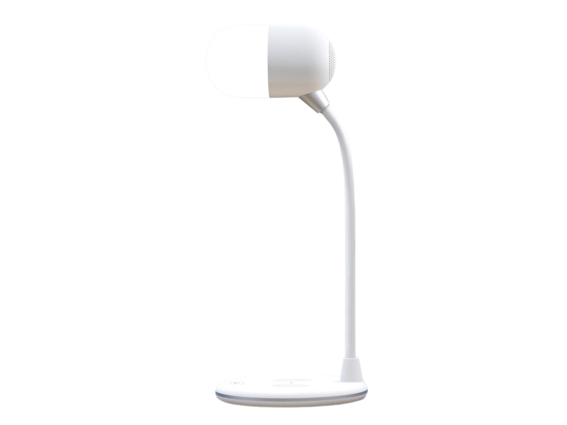 Lámpara de mesa KLACK con Cargador QI y Altavoz