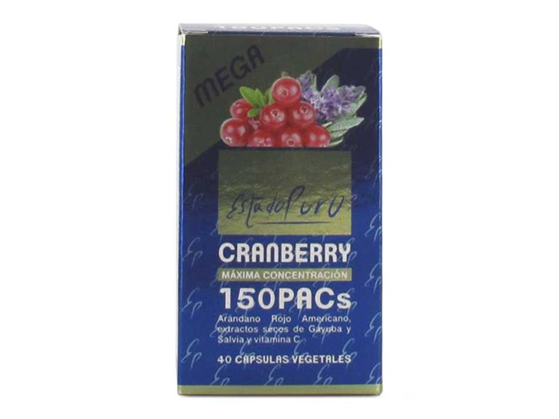 Complemento Alimentar TONGIL Estado Puro Cranberry Mega 150 Pacs-40