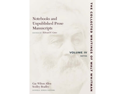 Libro Notebooks and Unpublished Prose Manuscripts Volume IV de Walt Whitman (Inglés)