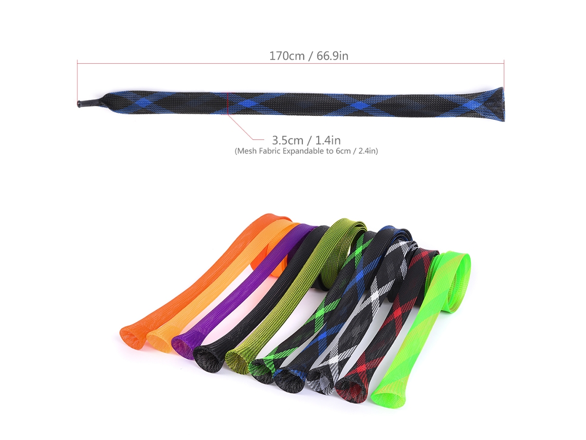 Cubierta Para Caña De Pescar 170cm Funda Protectora Manga Guante Accesorio Deportes Aire Libre Pesca Herramientas